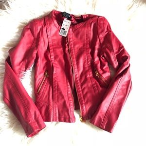 Leather jacket NWT